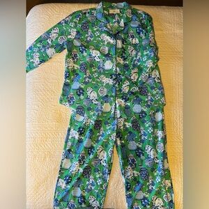 Printfresh Full Length Pajama set in Fancy Cat